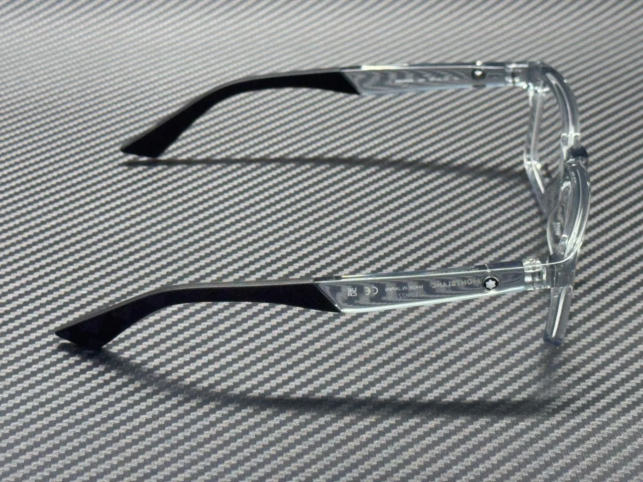 MONT BLANC MB0402O 004 Grey Transparent Men 2