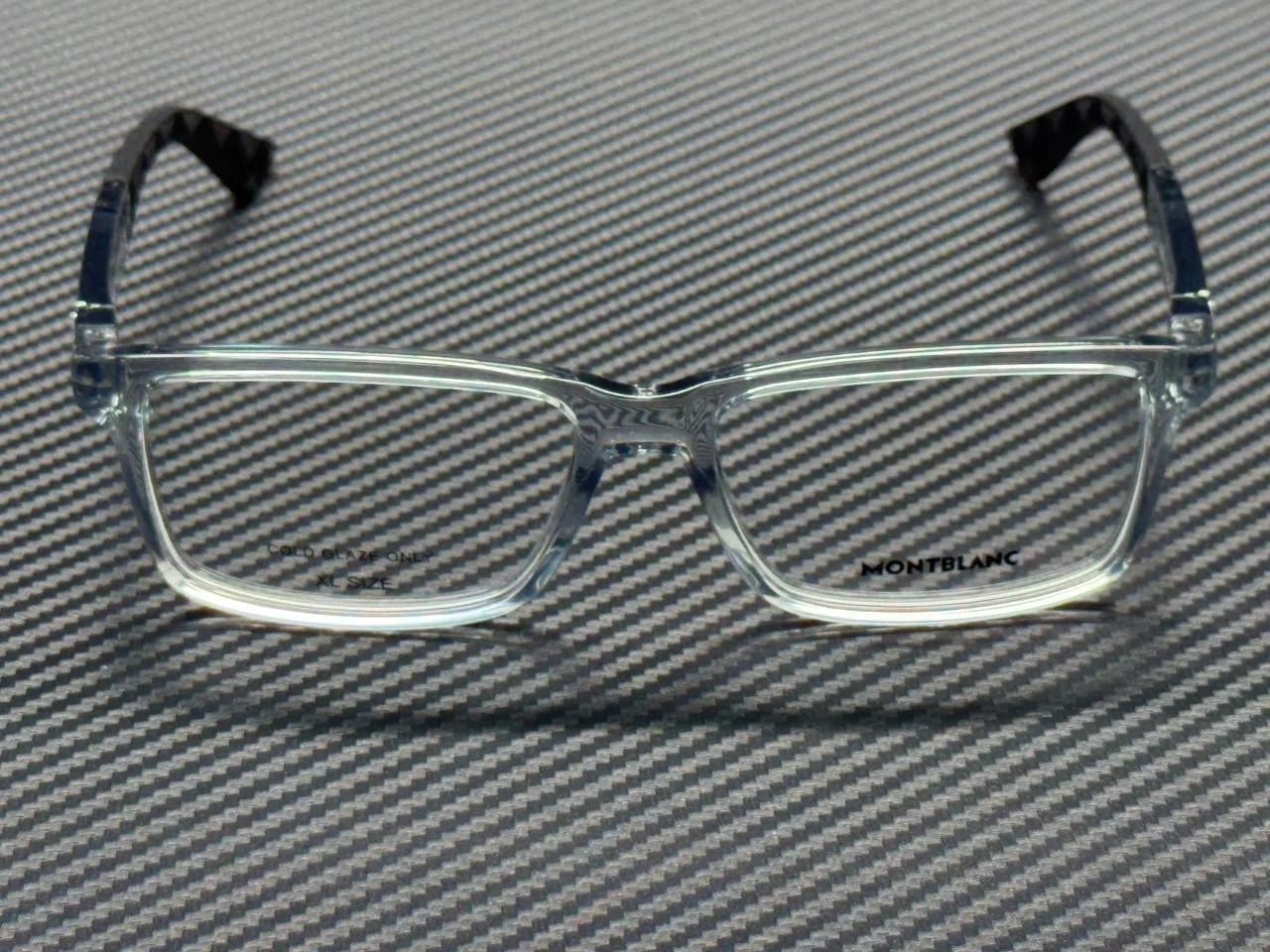 MONT BLANC MB0402O 004 Grey Transparent Men 4