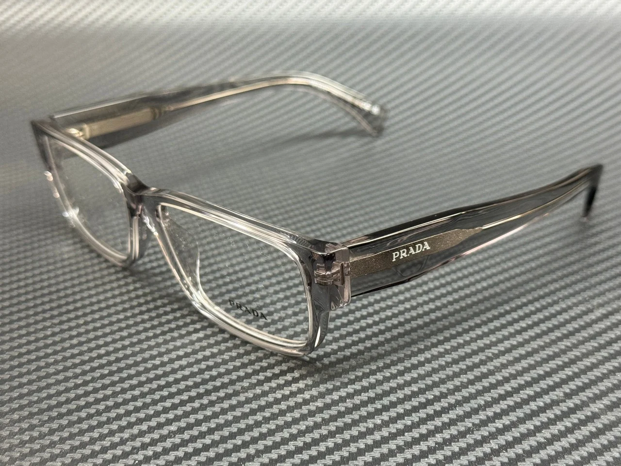 PRADA PR B09V 16Z1O1 Transparent Grey Men 1
